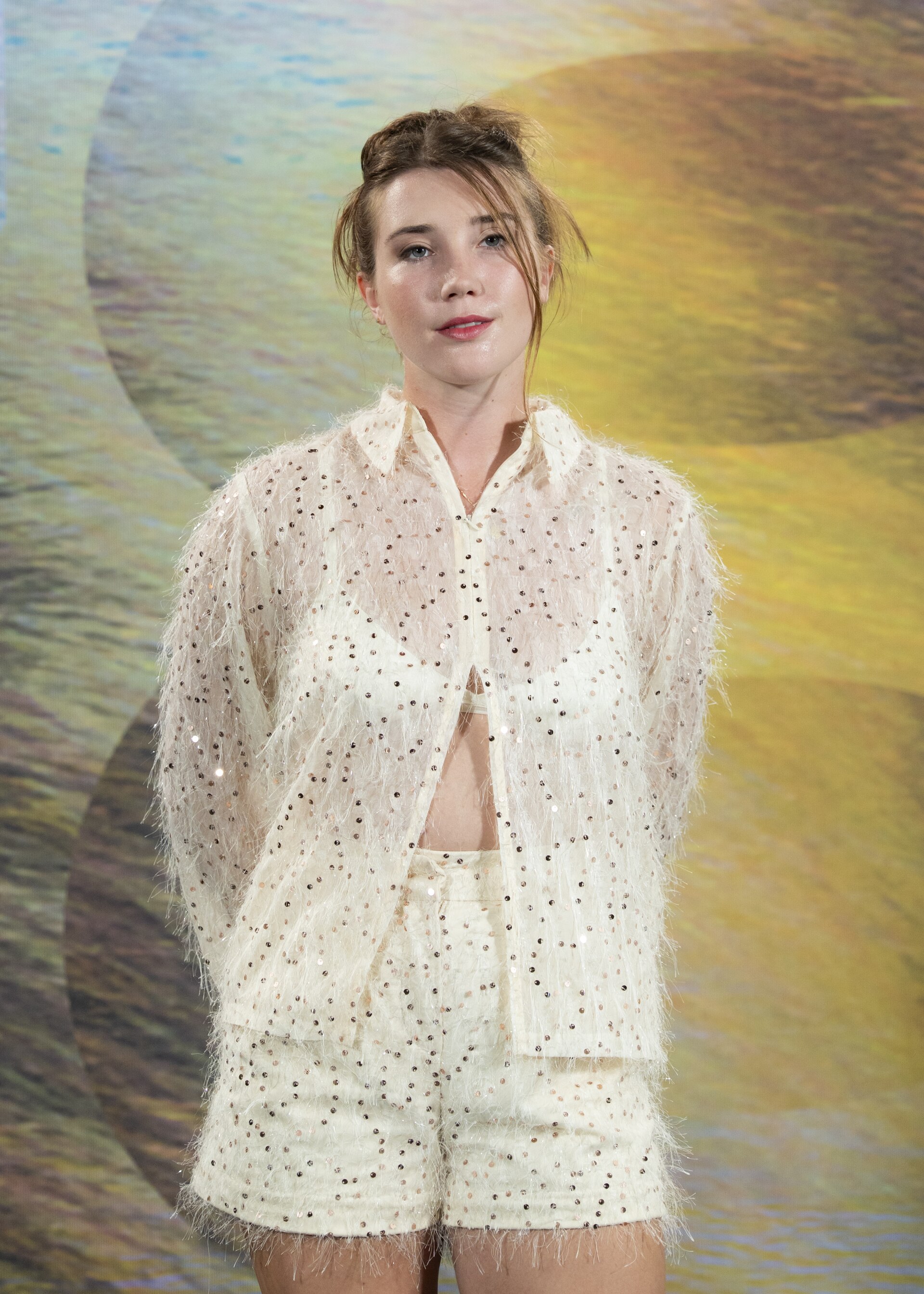 Actress Gaia Wise at the 78th Locarno Film Festival photocall for Dead of Winter