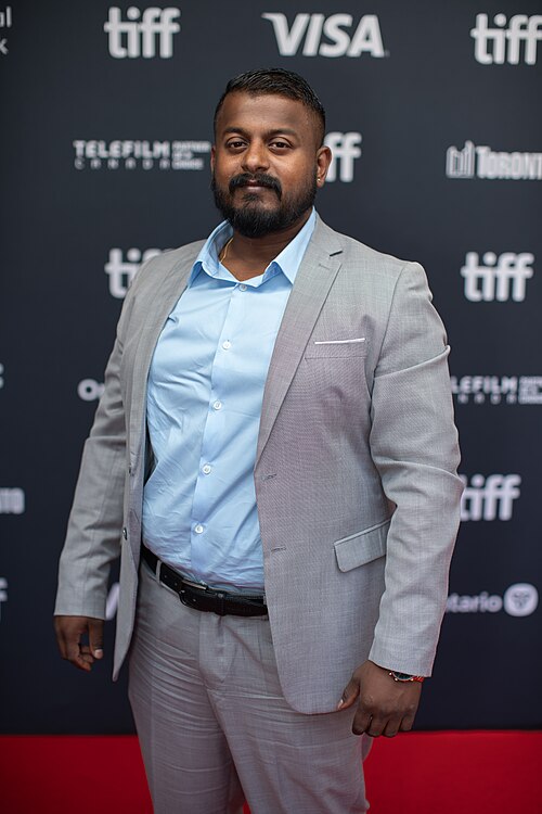 Gajanand Baskaran, actor and stuntman in 'Little Jaffna', at the 2024 Toronto International Film Festival
