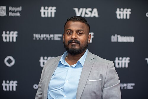 Gajanand Baskaran, actor and stuntman in 'Little Jaffna', at the 2024 Toronto International Film Festival