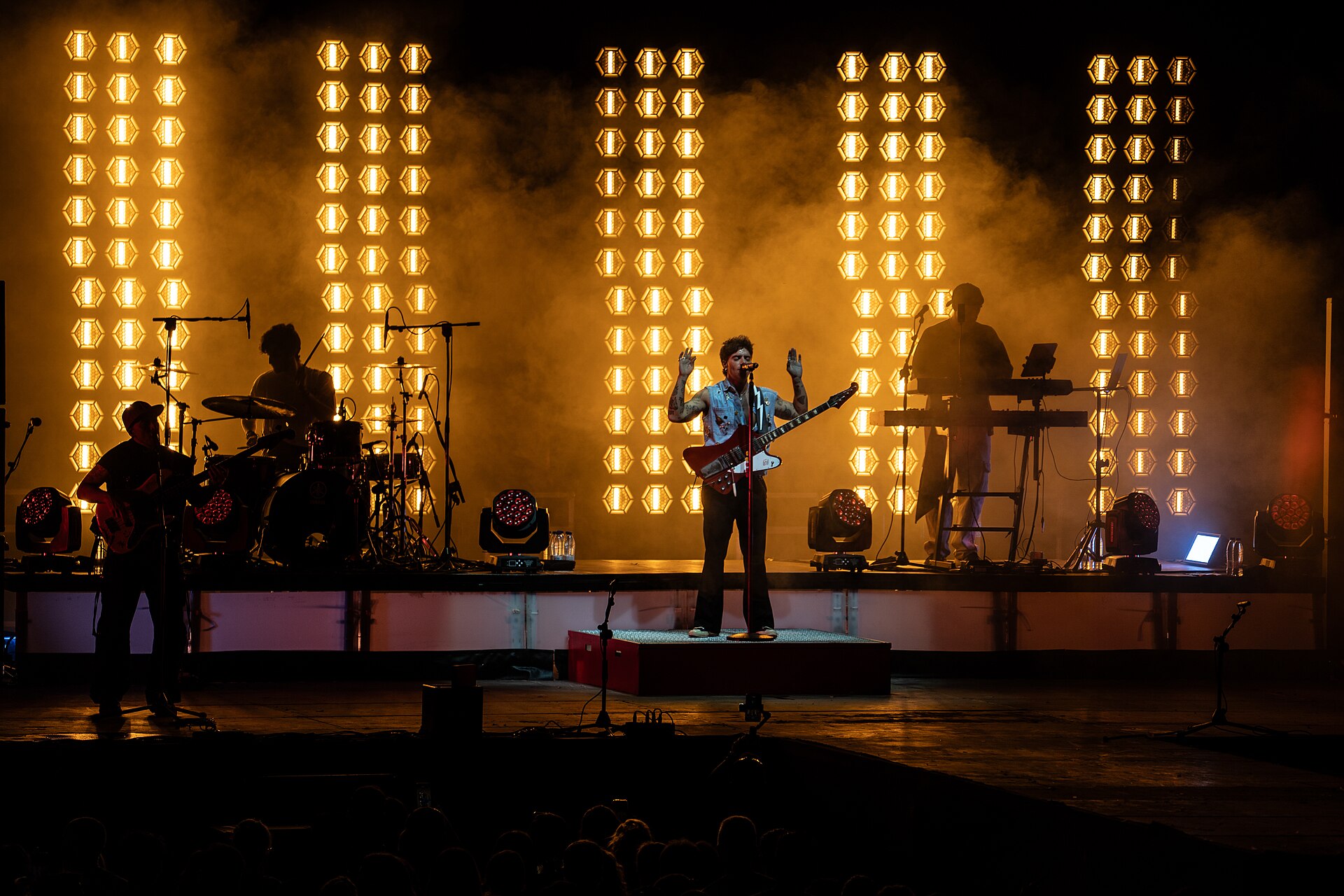 Álvaro de Luna on stage of Galaxy Sound 2025 in Malaga