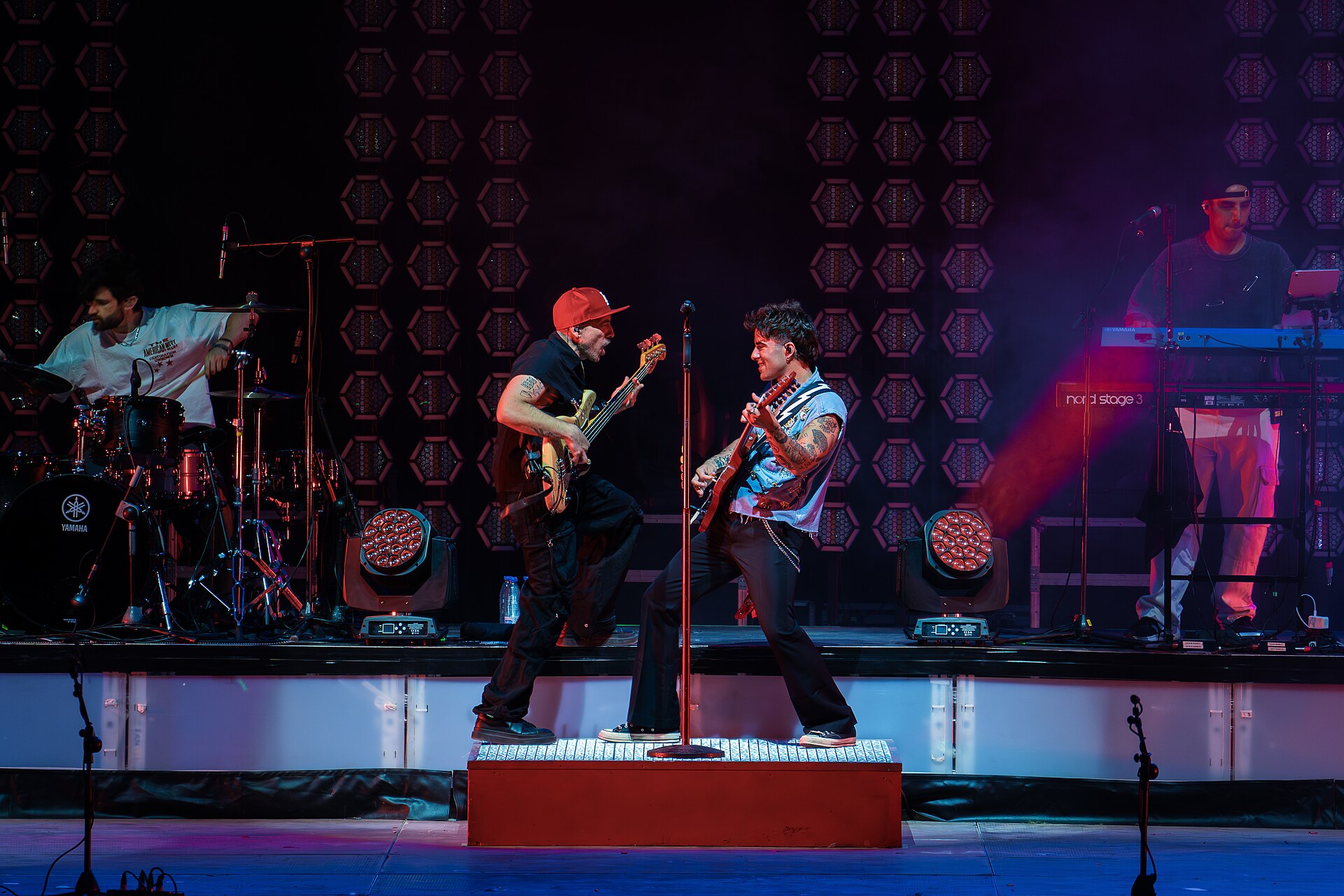 Álvaro de Luna on stage of Galaxy Sound 2025 in Malaga