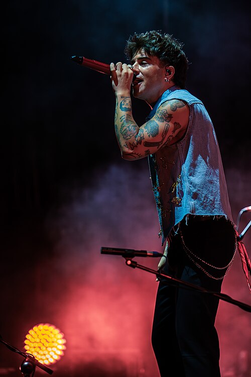 Álvaro de Luna on stage of Galaxy Sound 2025 in Malaga