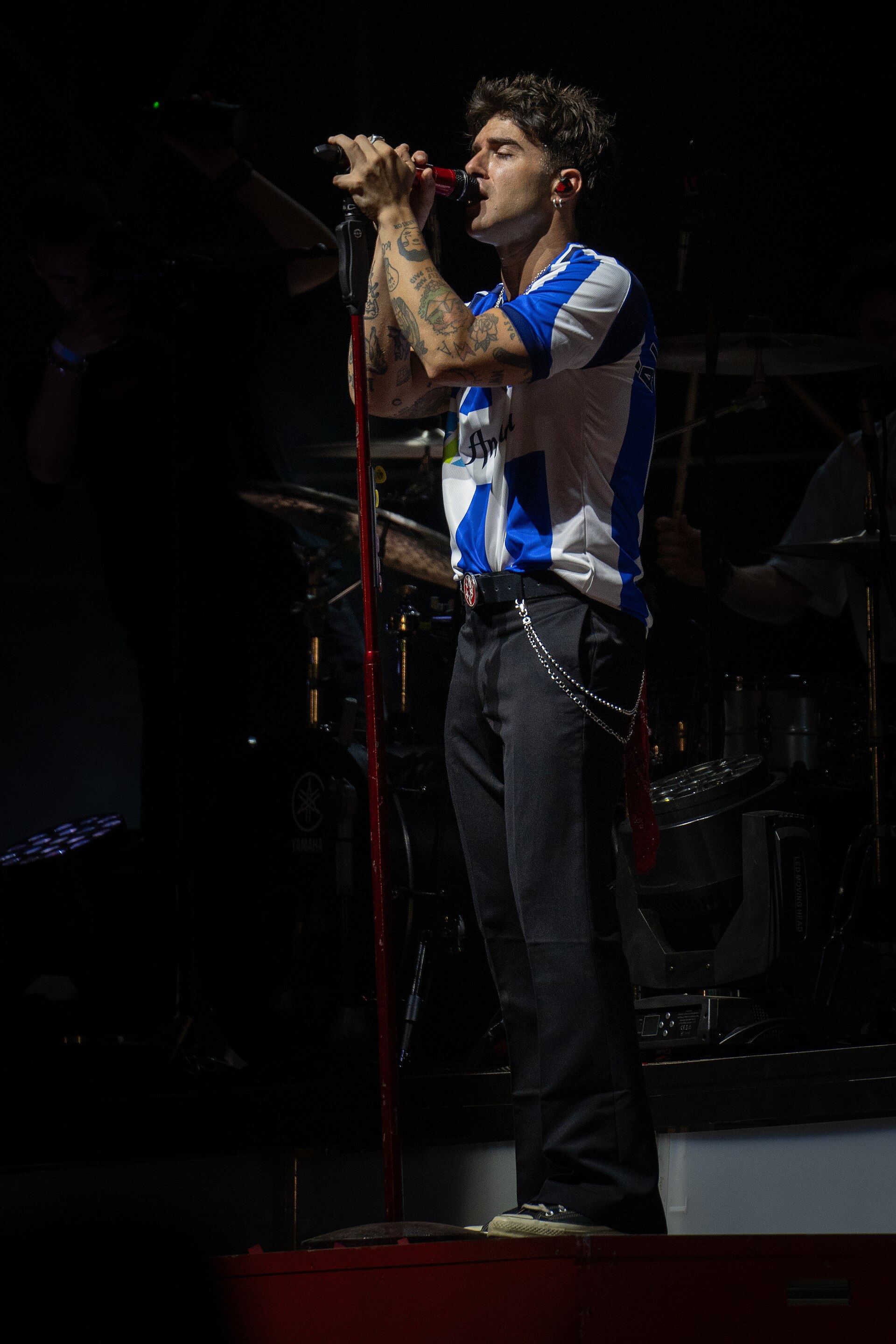 Álvaro de Luna on stage of Galaxy Sound 2025 in Malaga