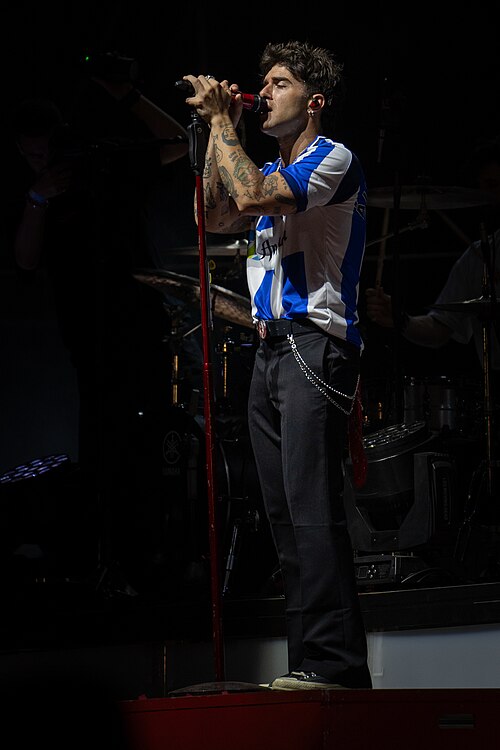 Álvaro de Luna on stage of Galaxy Sound 2025 in Malaga