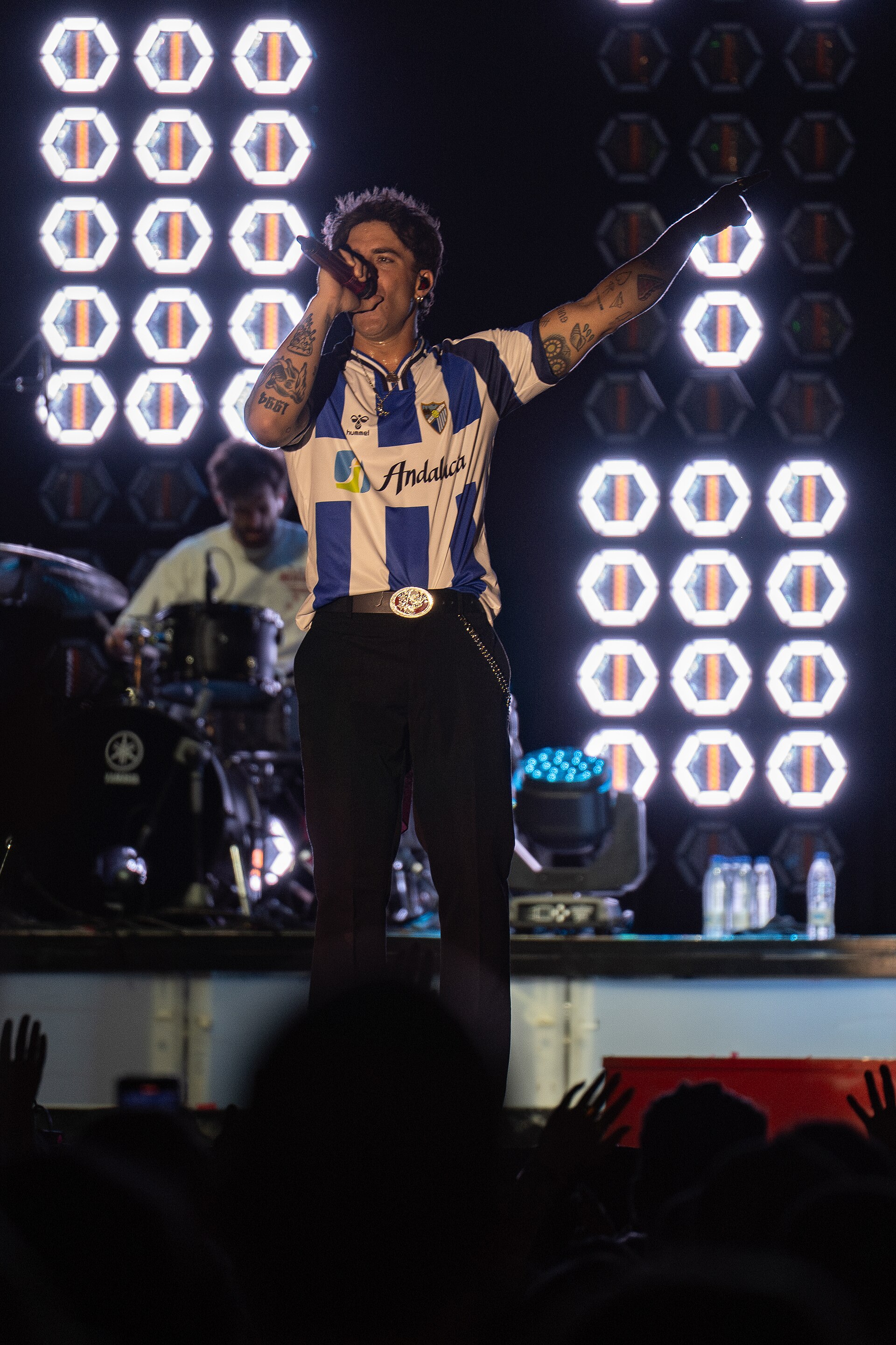 Álvaro de Luna on stage of Galaxy Sound 2025 in Malaga