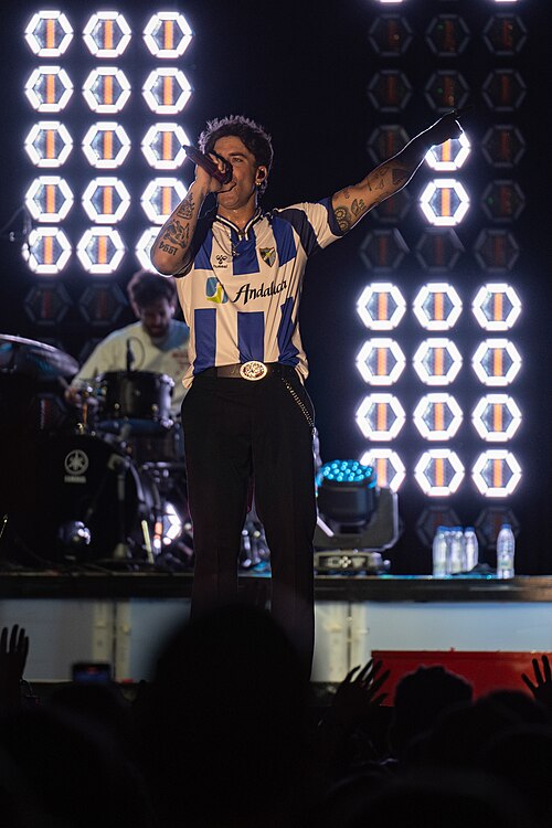 Álvaro de Luna on stage of Galaxy Sound 2025 in Malaga