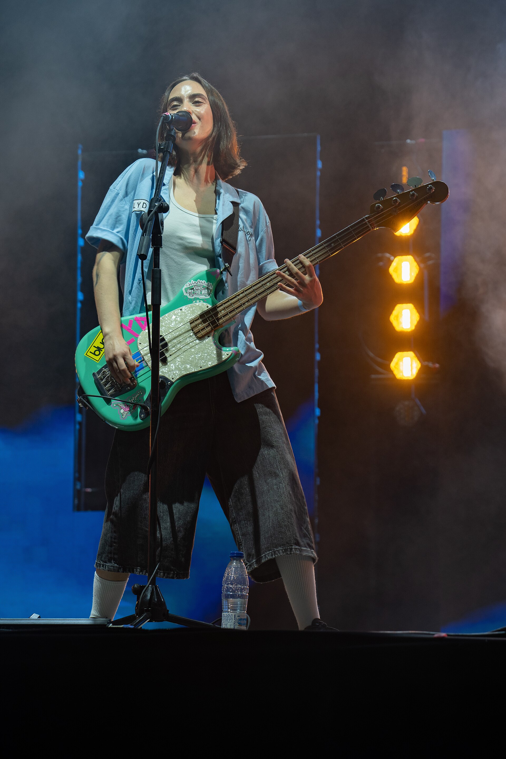 La La Love you on stage of Galaxy Sound 2025 in Malaga