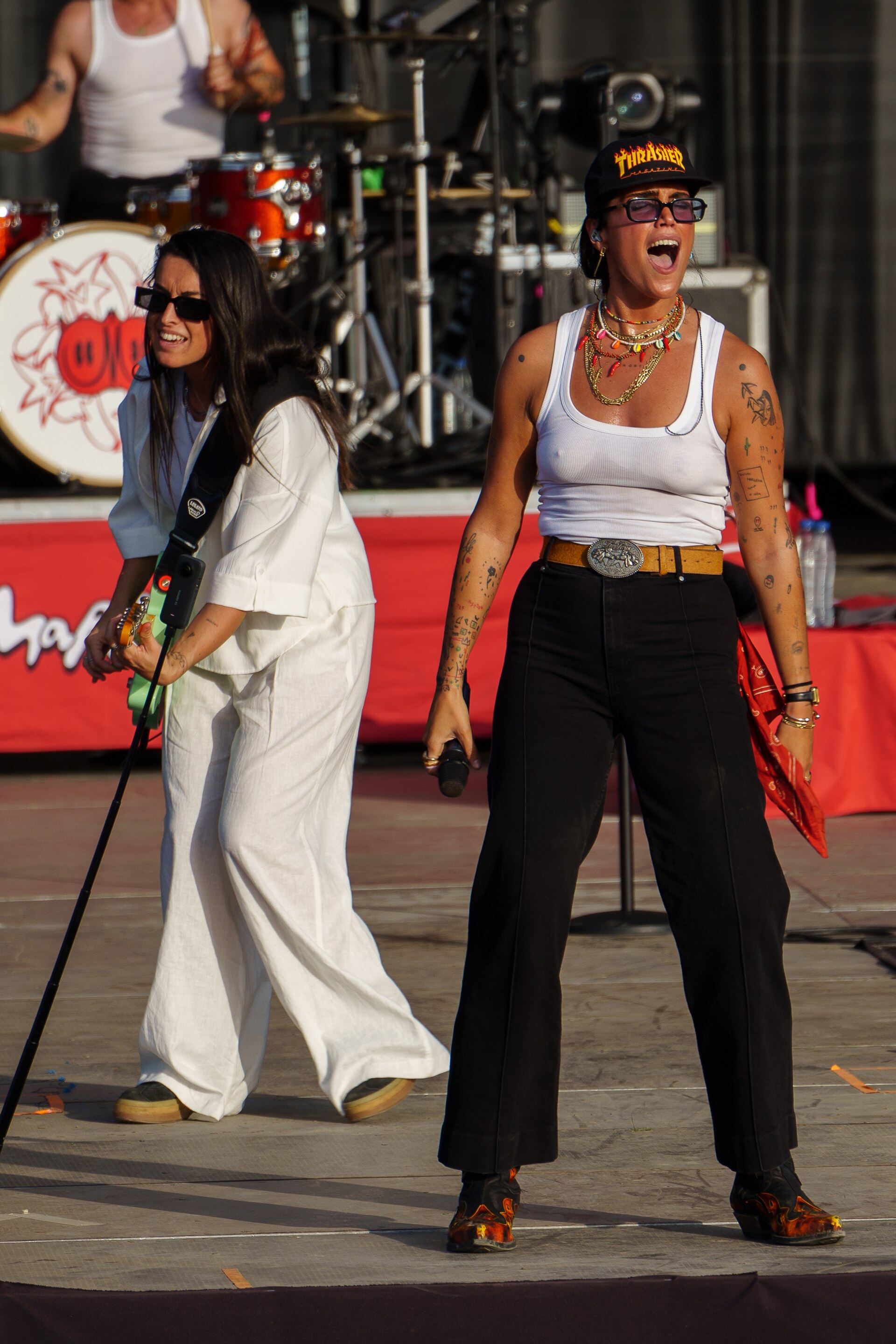 Marlena on stage of Galaxy Sound 2025 in Malaga