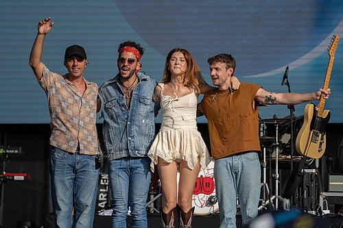 Marta Berlín on stage of Galaxy Sound 2025 in Malaga