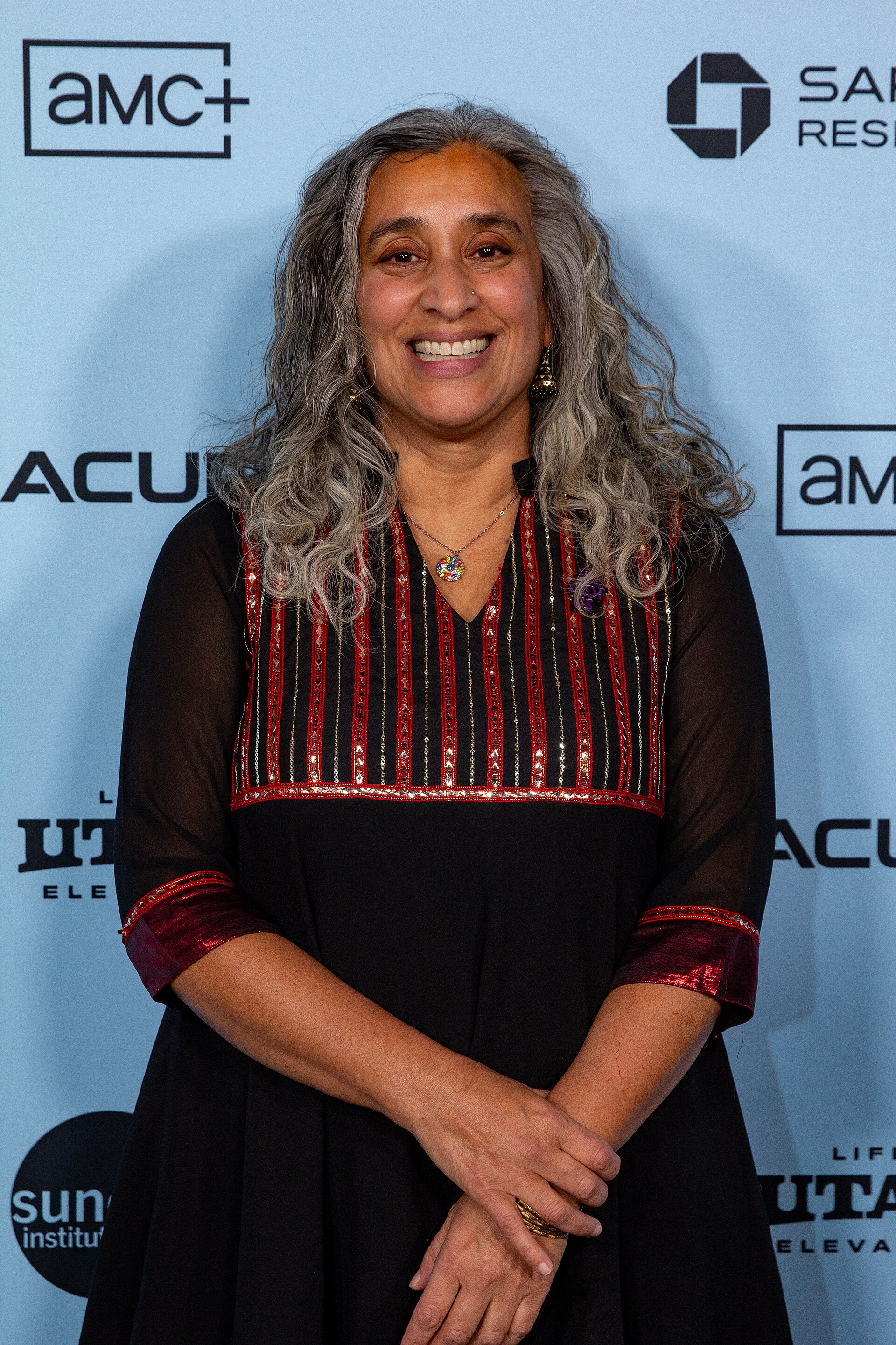 Geeta Gandbhir, director, at the 2025 Sundance Film Festival for the movie The Perfect Neighbor.