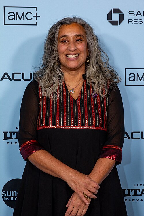 Geeta Gandbhir, director, at the 2025 Sundance Film Festival for the movie The Perfect Neighbor.