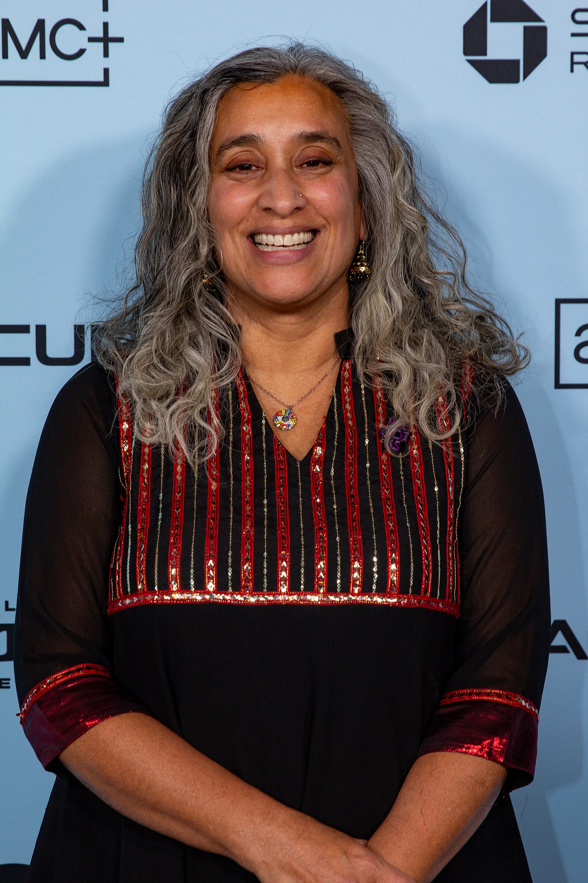 Geeta Gandbhir, director, at the 2025 Sundance Film Festival for the movie The Perfect Neighbor.