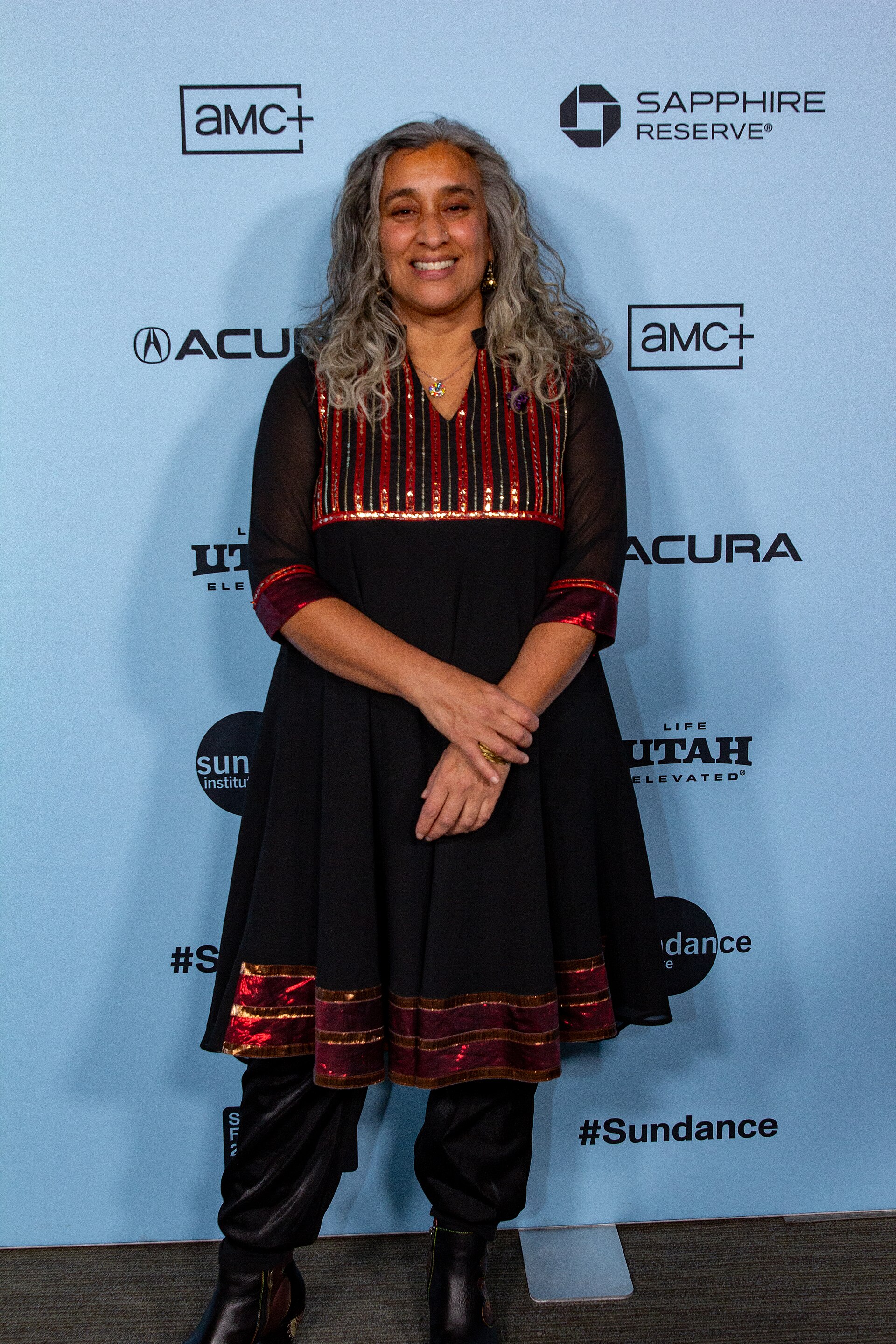 Geeta Gandbhir, director, at the 2025 Sundance Film Festival for the movie The Perfect Neighbor.