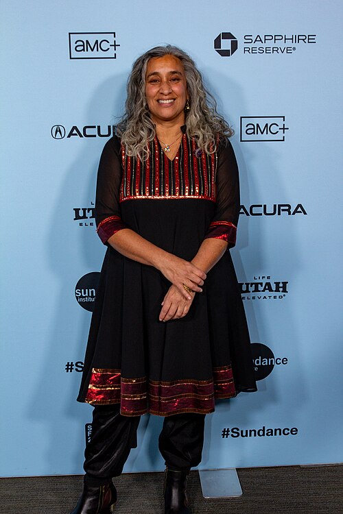 Geeta Gandbhir, director, at the 2025 Sundance Film Festival for the movie The Perfect Neighbor.
