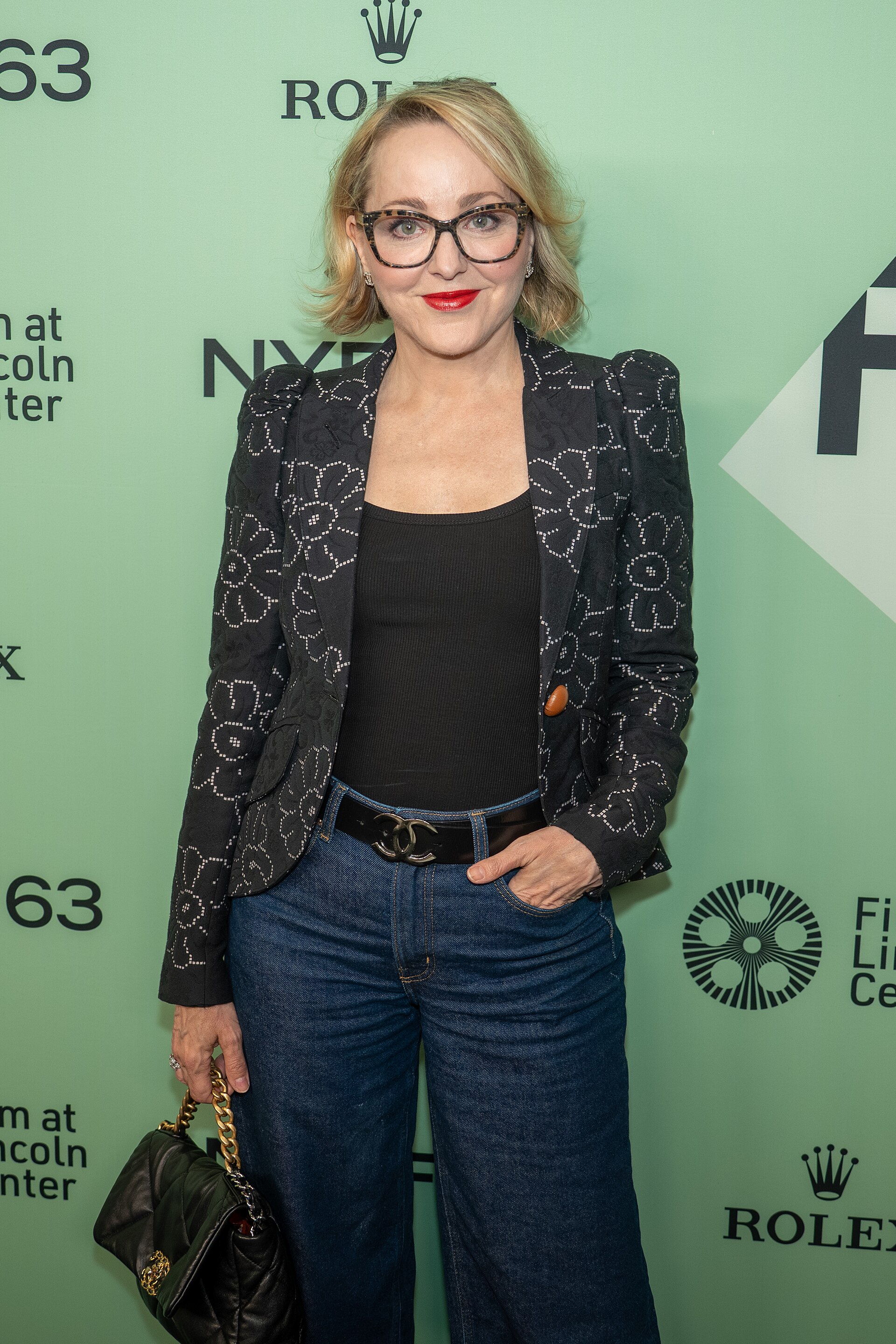 Geneva Carr, actress, at the 63rd annual New York Film Festival at Lincoln Center in 2025 for the film Blue Moon