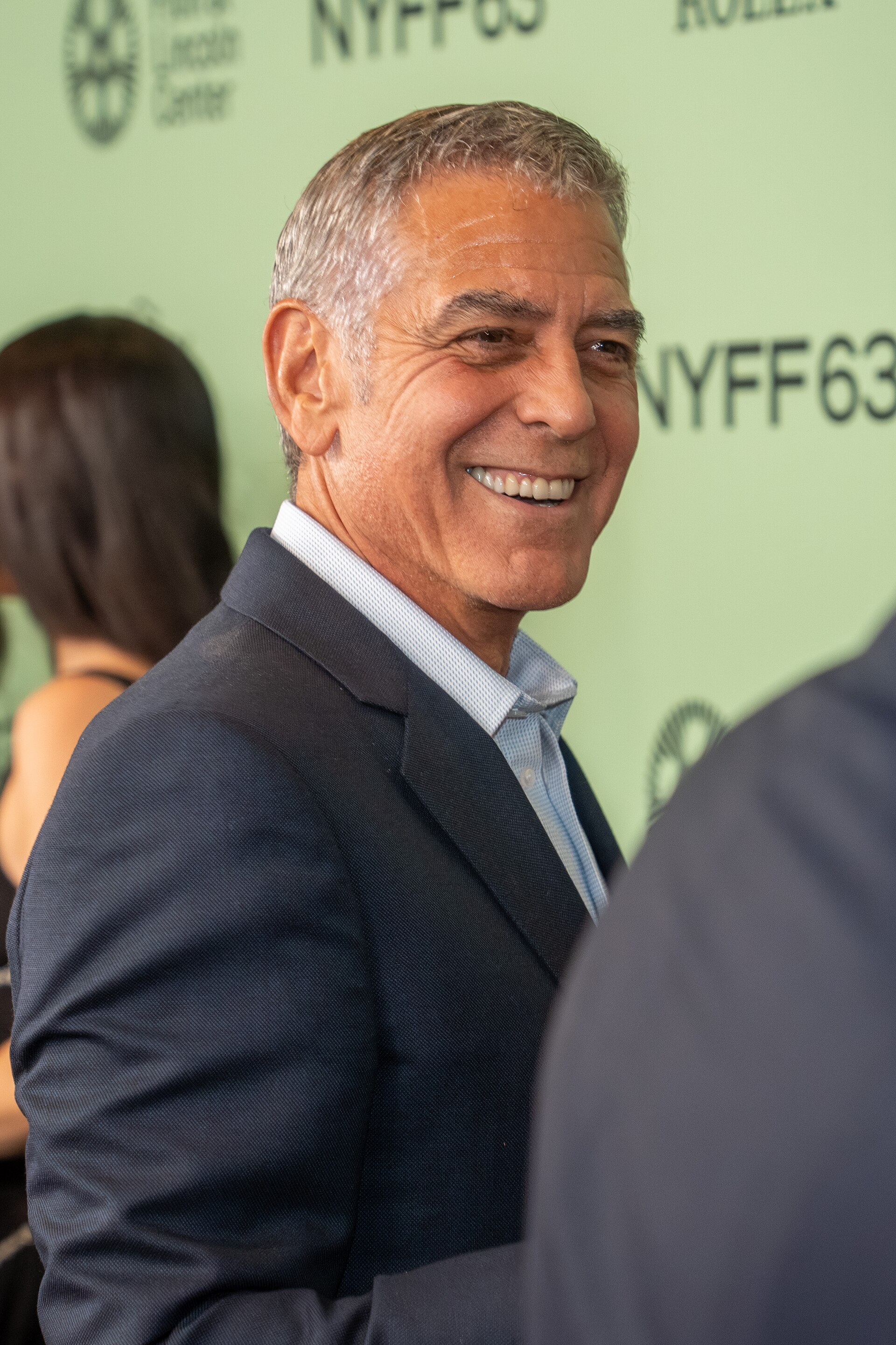George Clooney, actor, at the 63rd annual New York Film Festival at Lincoln Center in 2025 for the film Jay Kelly
