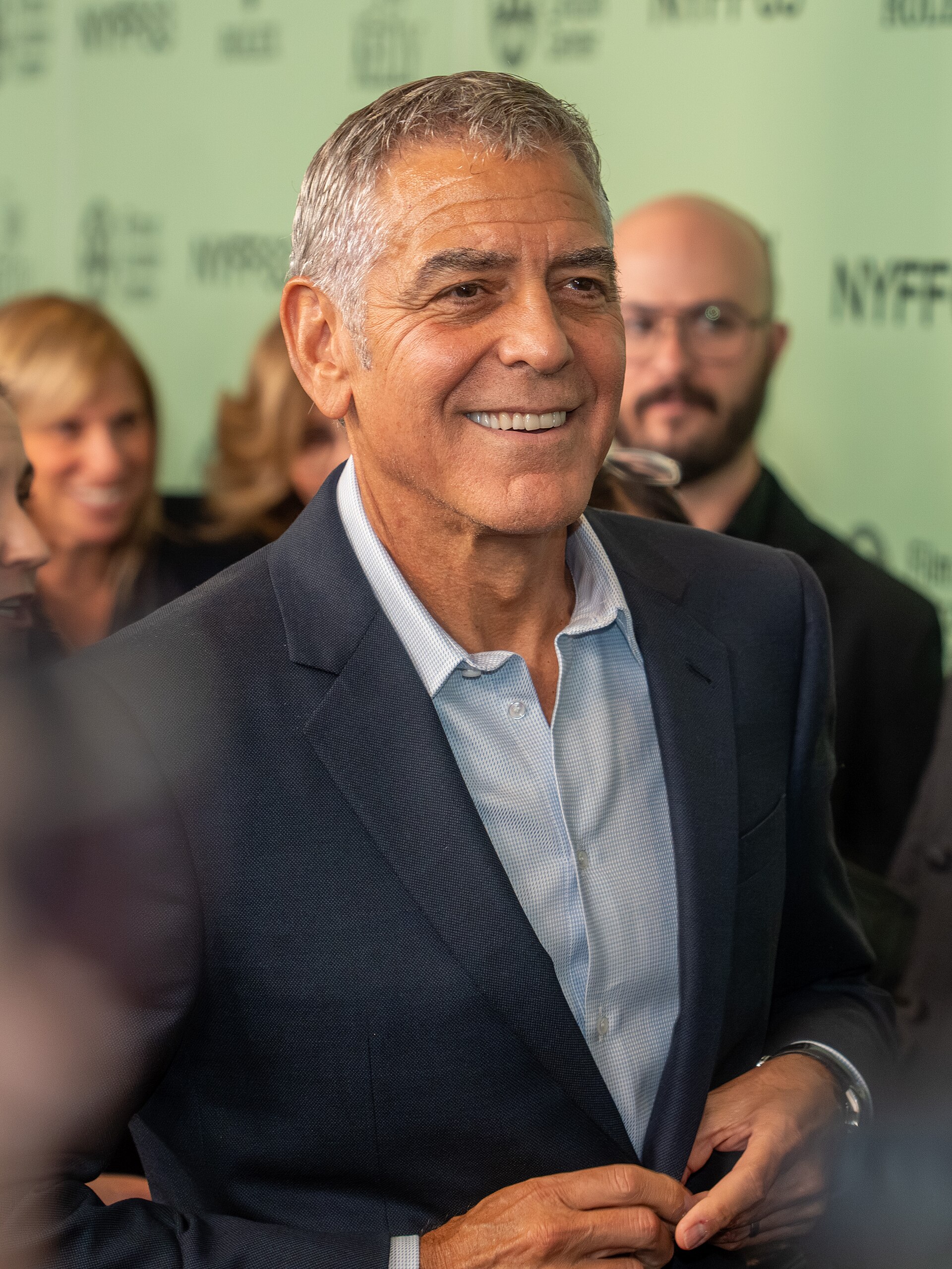 George Clooney, actor, at the 63rd annual New York Film Festival at Lincoln Center in 2025 for the film Jay Kelly