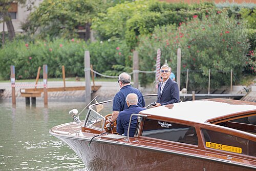 George Clooney, Actor, at 82nd Venice International Film Festival in Venice, Italy for the film Jay Kelly.