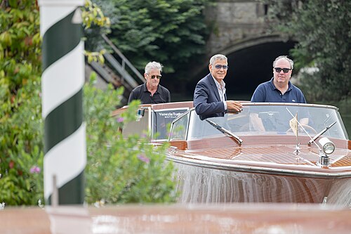 George Clooney, Actor, at 82nd Venice International Film Festival in Venice, Italy for the film Jay Kelly.