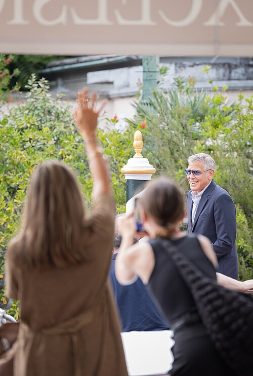 George Clooney, Actor, at 82nd Venice International Film Festival in Venice, Italy for the film Jay Kelly.