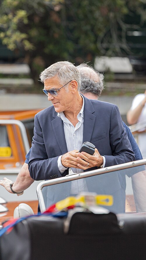 George Clooney, Actor, at 82nd Venice International Film Festival in Venice, Italy for the film Jay Kelly.