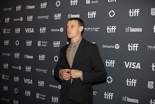 George MacKay, actor in the film 'The End', at the 2024 Toronto International Film Festival