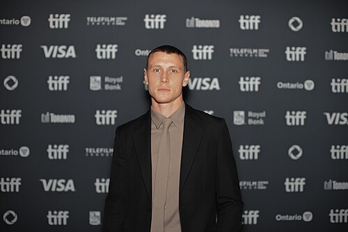George MacKay, actor in the film 'The End', at the 2024 Toronto International Film Festival