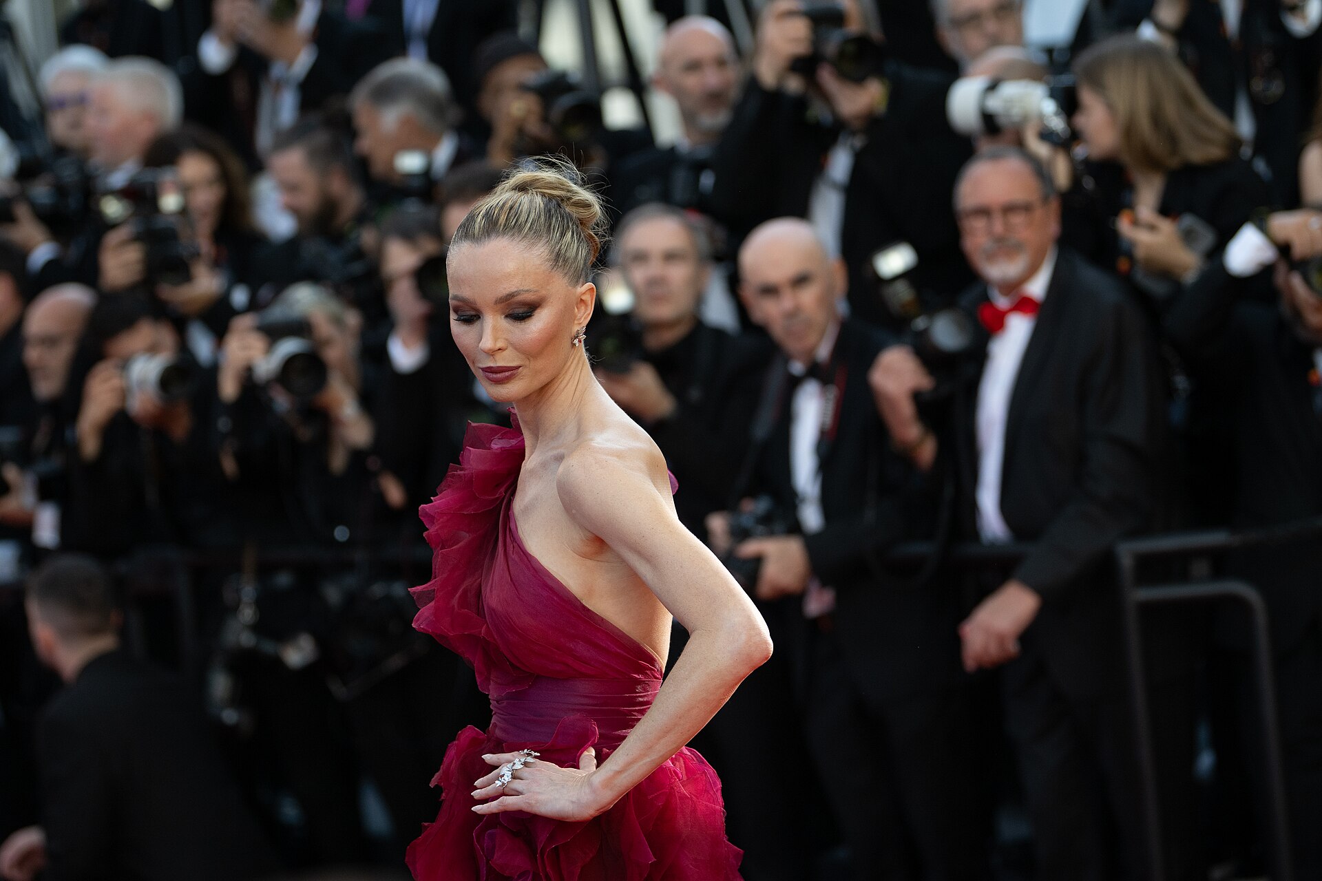 CANNES, FRANCE - 20 MAY 2025: Georgina Chapman attends the "Vie Privée" (A Private Life) red carpet at the 78th annual Cannes Film Festival