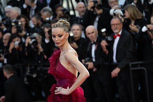 CANNES, FRANCE - 20 MAY 2025: Georgina Chapman attends the "Vie Privée" (A Private Life) red carpet at the 78th annual Cannes Film Festival
