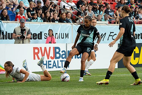 Geyse during Gotham FC vs Bay FC on 6.21.25