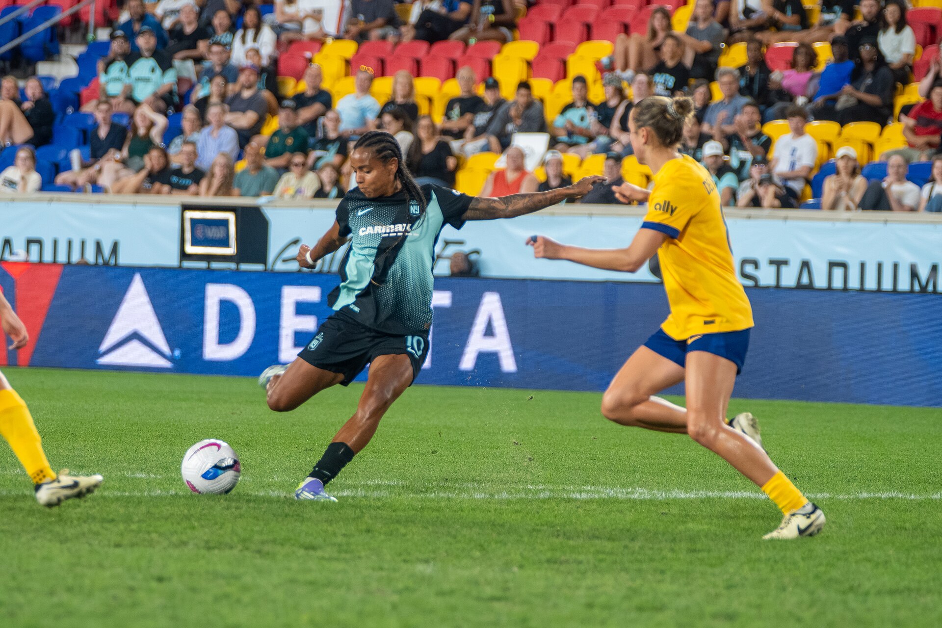 Geyse during Gotham FC vs Utah Royals on 23 Aug 2025
