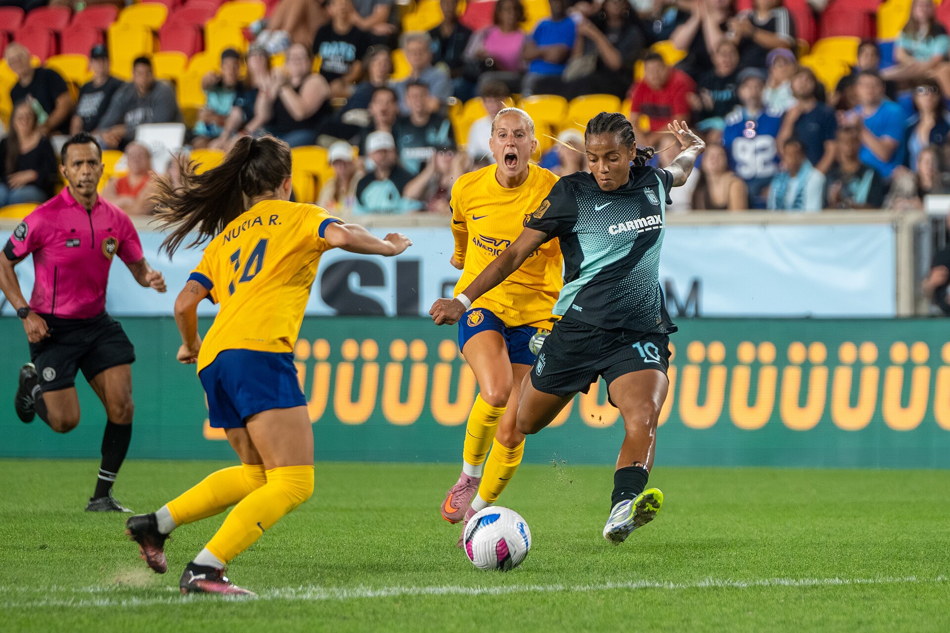 Geyse during Gotham FC vs Utah Royals on 23 Aug 2025