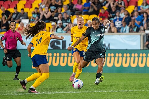 Geyse during Gotham FC vs Utah Royals on 23 Aug 2025
