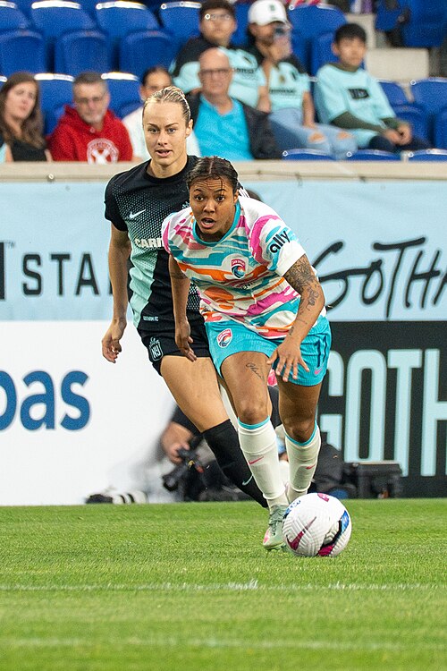 Gia Corley during Gotham FC vs San Diego Wave on 5.16.25