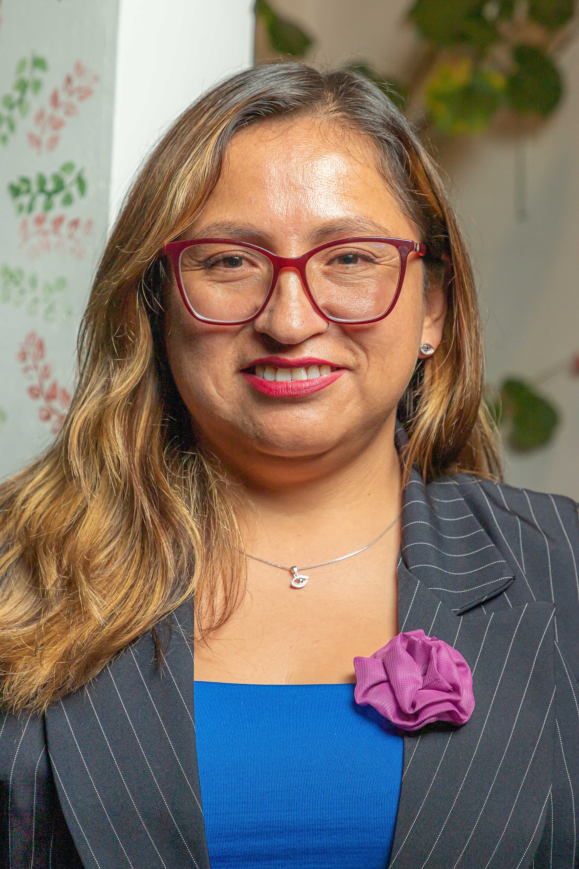 Gisela Pérez integrante de PACHA Grupo de Arte y Literatura, durante Segunda edición de Wamlita - Reconocimiento a la mujer. Realizado el 14 de marzo de 2026, Huancayo, Perú.