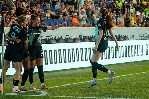 Gotham FC during Gotham FC vs Portland Thorns FC on 26 Sep 2025