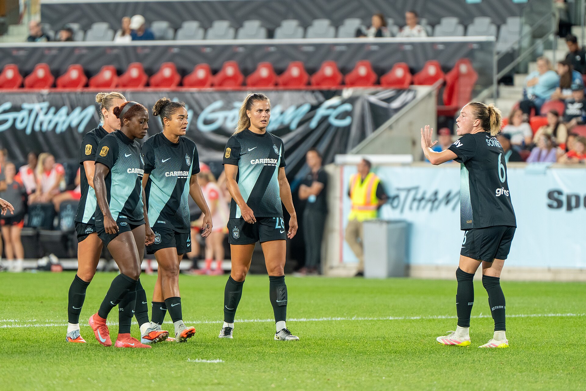 Gotham FC during Gotham FC vs Portland Thorns FC on 26 Sep 2025