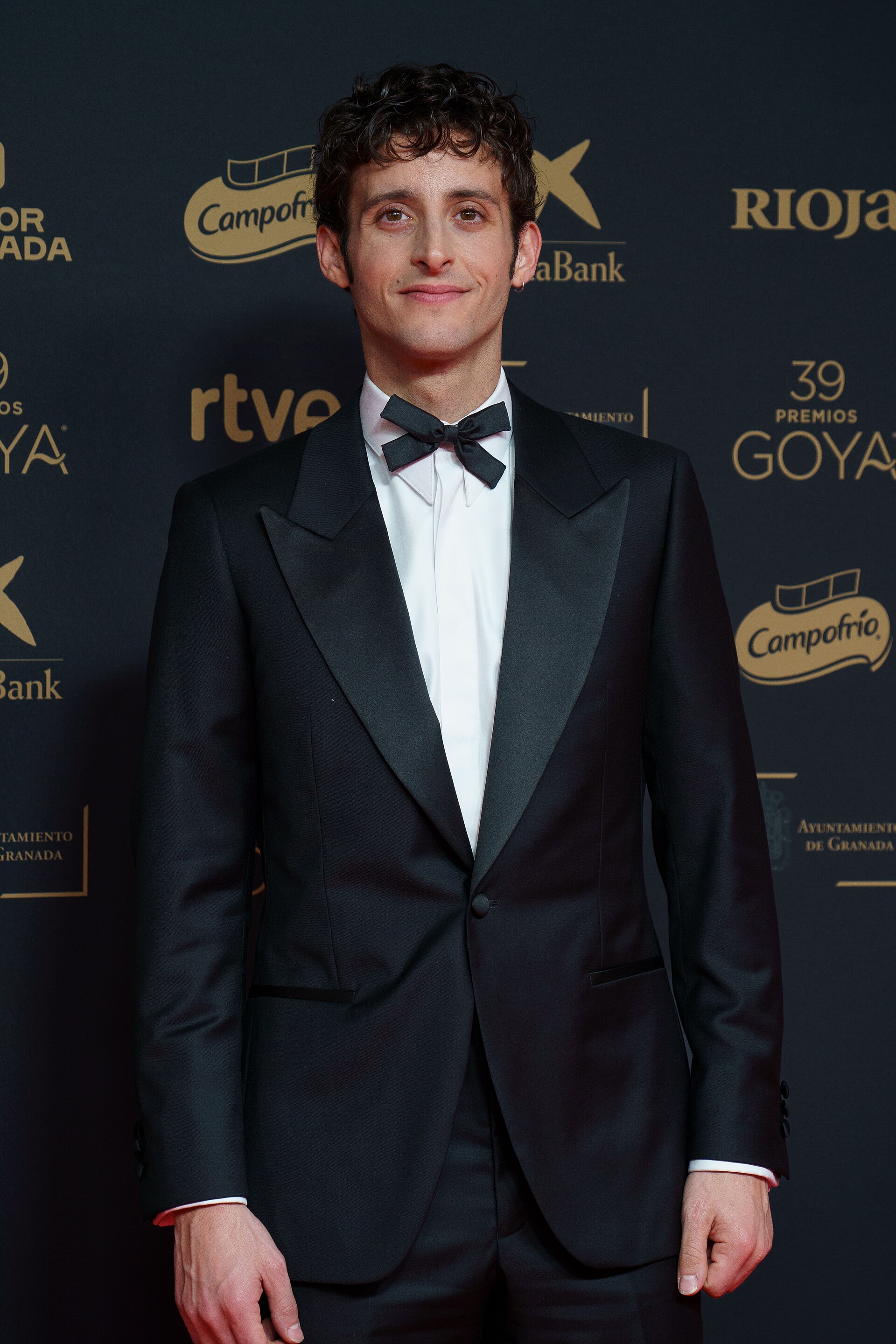 Daniel Ibañez en la alfombra roja de los Premios Goya celebrados en Granada en 2025