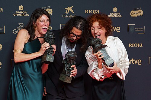 Carlos Apolinario on the red carpet of the Goya Awards held in Granada in 2025