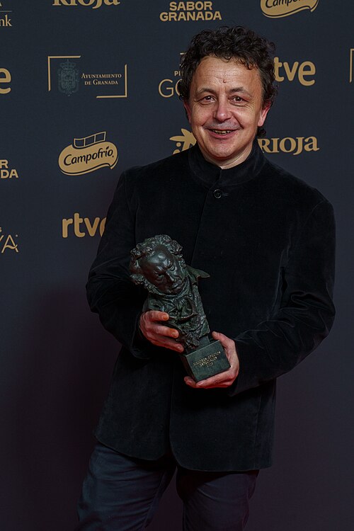 Iván López Hernández on the red carpet of the Goya Awards held in Granada in 2025