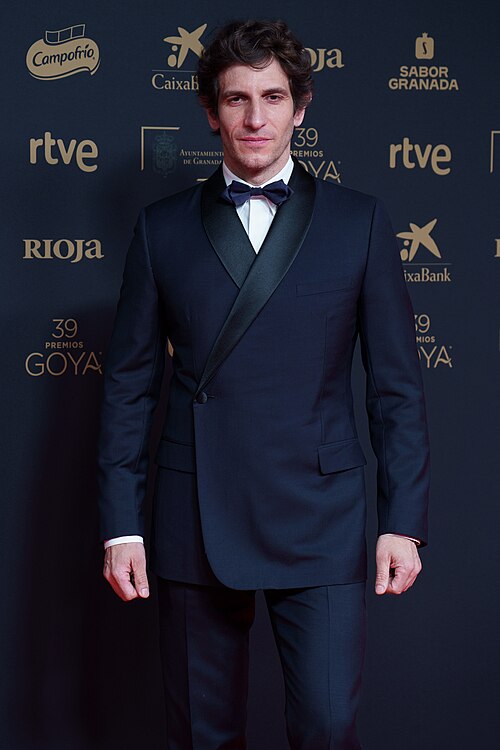 Quim Gutiérrez on the red carpet of the Goya Awards held in Granada in 2025