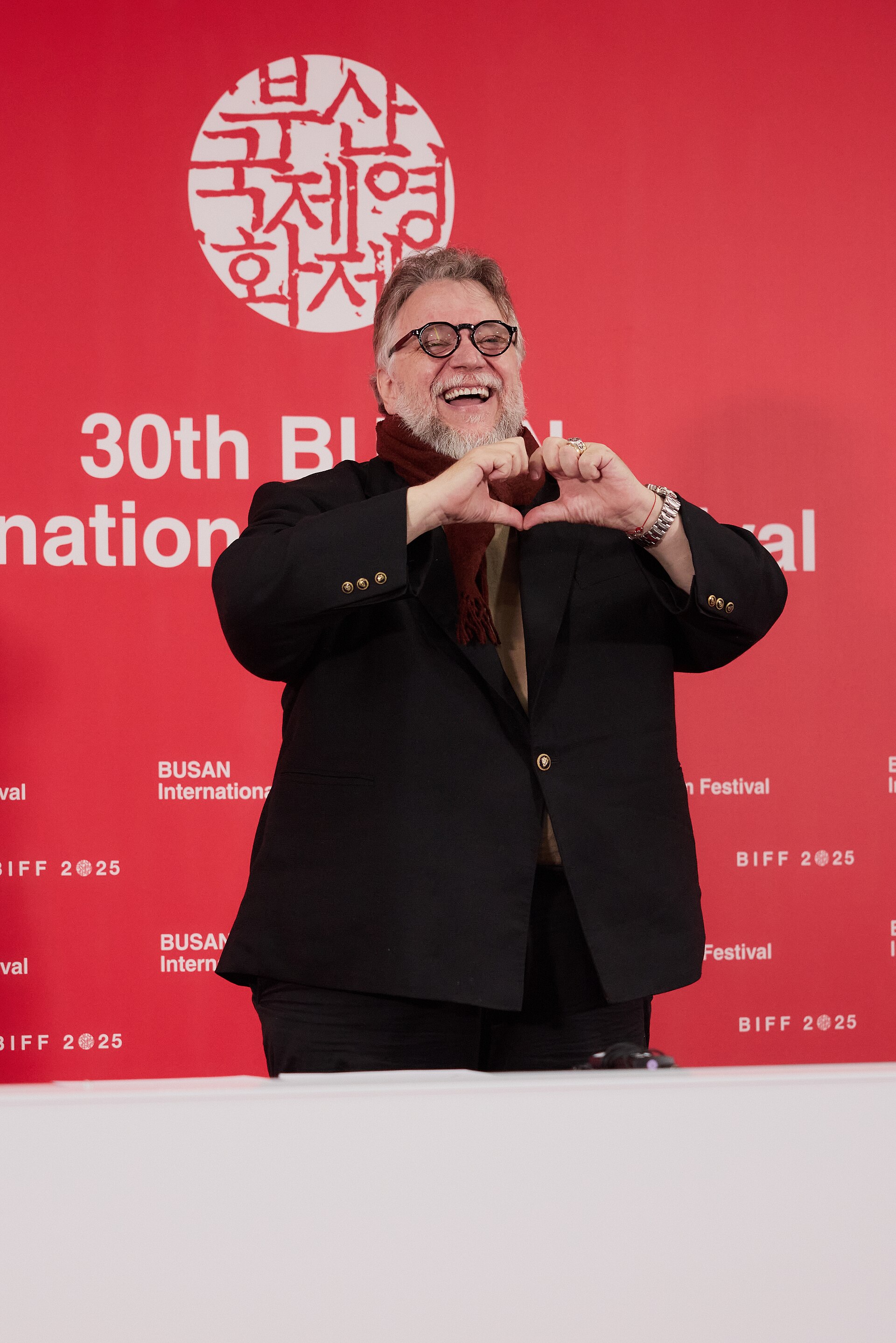 Guillermo del Toro, director, at the 30th Busan International Film Festival in Busan, South Korea in 2025