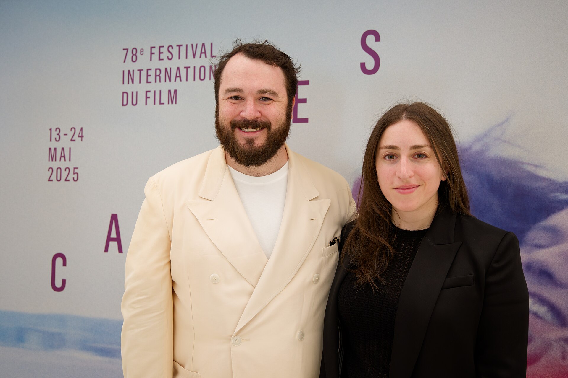 Gus Deardoff and Lexi Tannenholtz at the 2025 Cannes Film Festival premiere of en:The Plague (2025 film)The Plague.