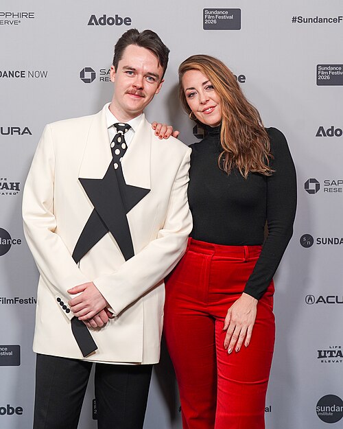 Gus O'Brien Cavanough and Bernadette Murray, Silenced editors at the 2026 Sundance Film Festival