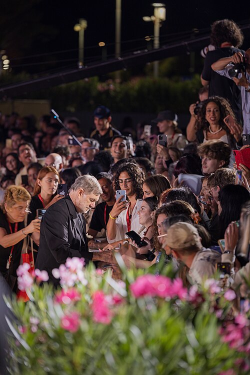 Gus Van Sant, director, at 82nd Venice International Film Festival in Venice, Italy for the film Dead Man's Wire.