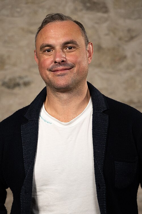 Guy Turner, Partner, at the WikiPortraits studio at the 2025 SXSW Festival.