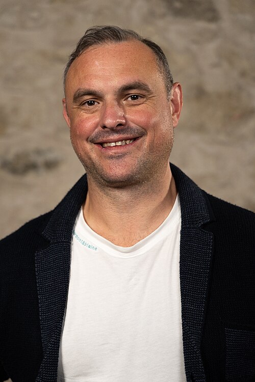 Guy Turner, Partner, at the WikiPortraits studio at the 2025 SXSW Festival.