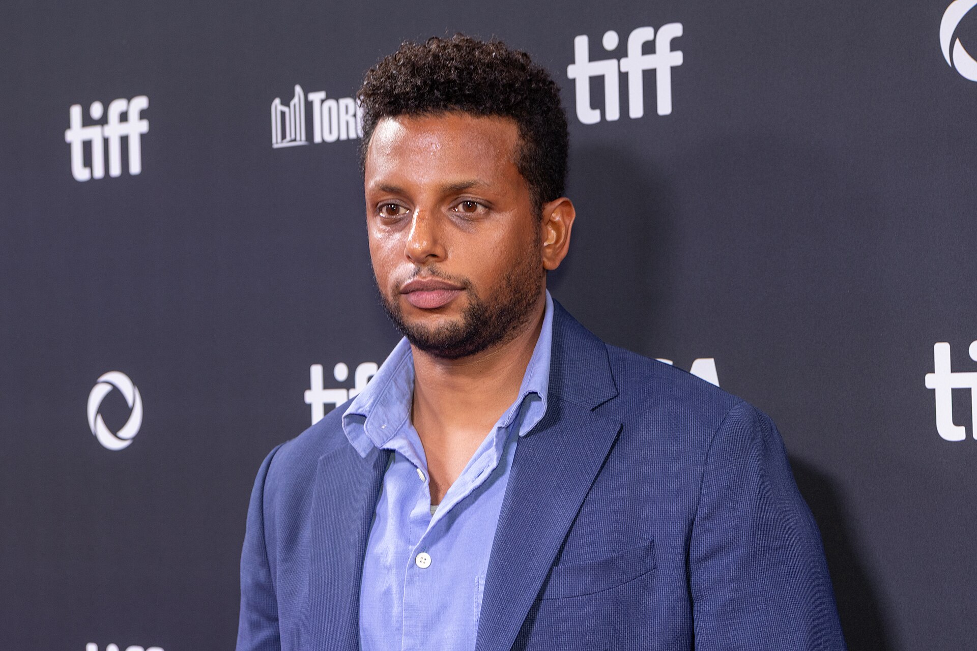 H.S. Naji, producer, at the 2025 Toronto International Film Festival (TIFF) for the movie Adulthood.