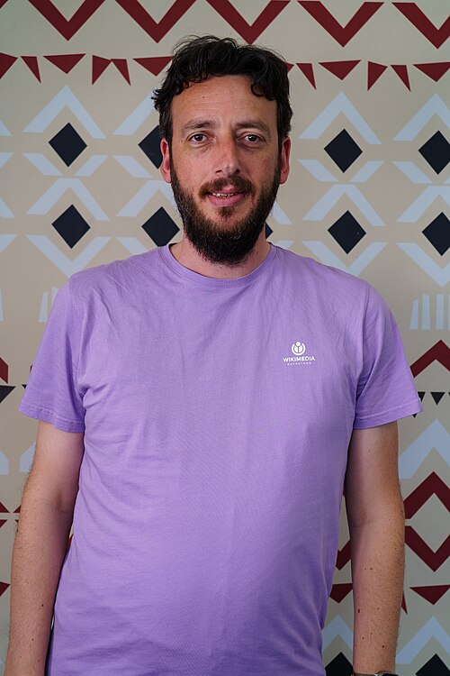 HakanIST portrait at Wikimania 2025 WikiPortraits Studio