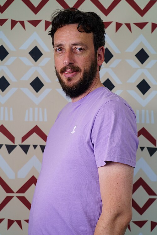 HakanIST portrait at Wikimania 2025 WikiPortraits Studio